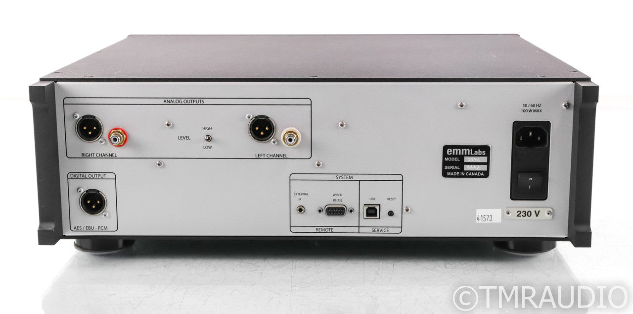 EMM Labs CDSA SACD / CD Player; Meitner Design; Remote; Black