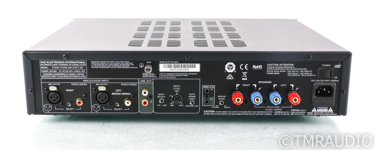 NAD C 268 Stereo Power Amplifier; C268