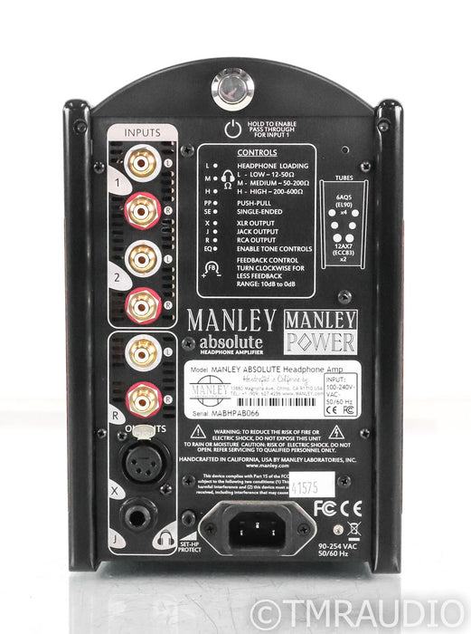 Manley Absolute Tube Headphone Amplifier