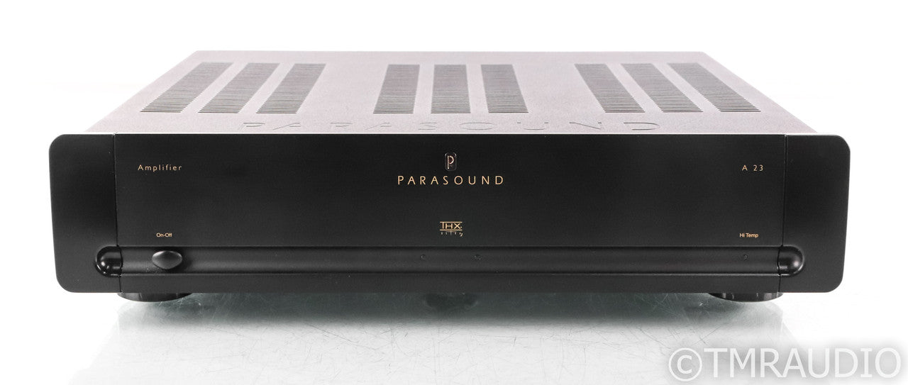Parasound A23 Stereo Power Amplifier; A-23; Black