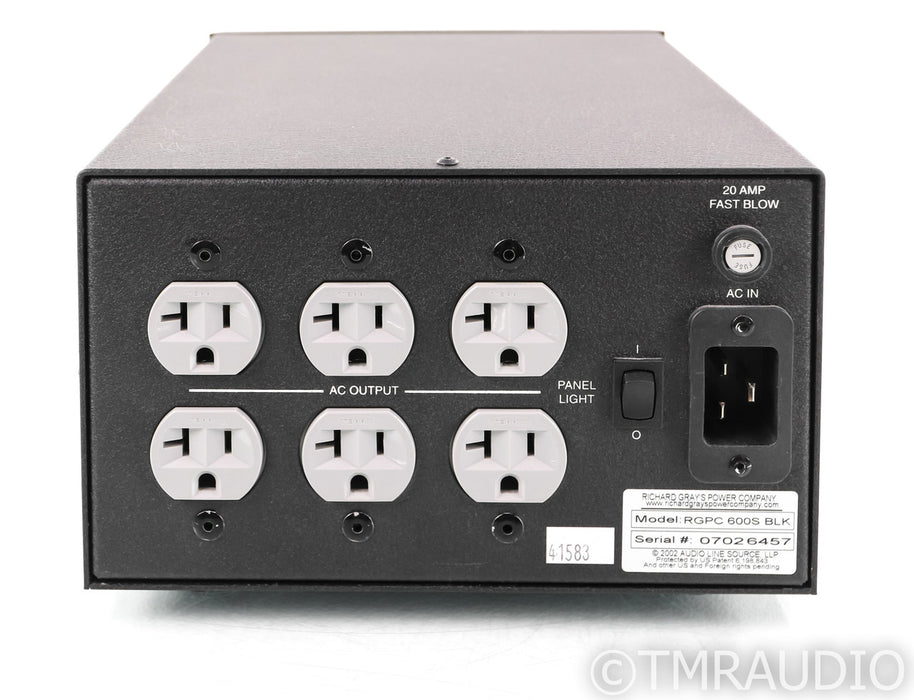 Richard Gray RGPC 600S AC Power Line Conditioner; RGPC600S; Black