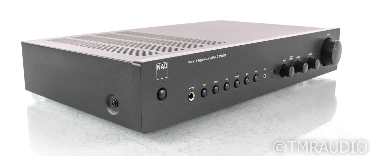 NAD C 316BEE Stereo Integrated Amplifier; Remote; V1; 316