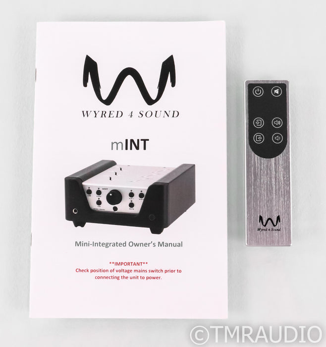 Wyred 4 Sound MINT Stereo Integrated Amplifier; Remote
