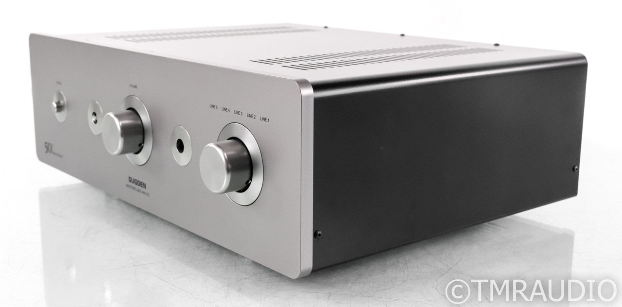Sugden Masterclass AVN-50 Stereo Integrated Amplifier; AVN50; Silver; Remote