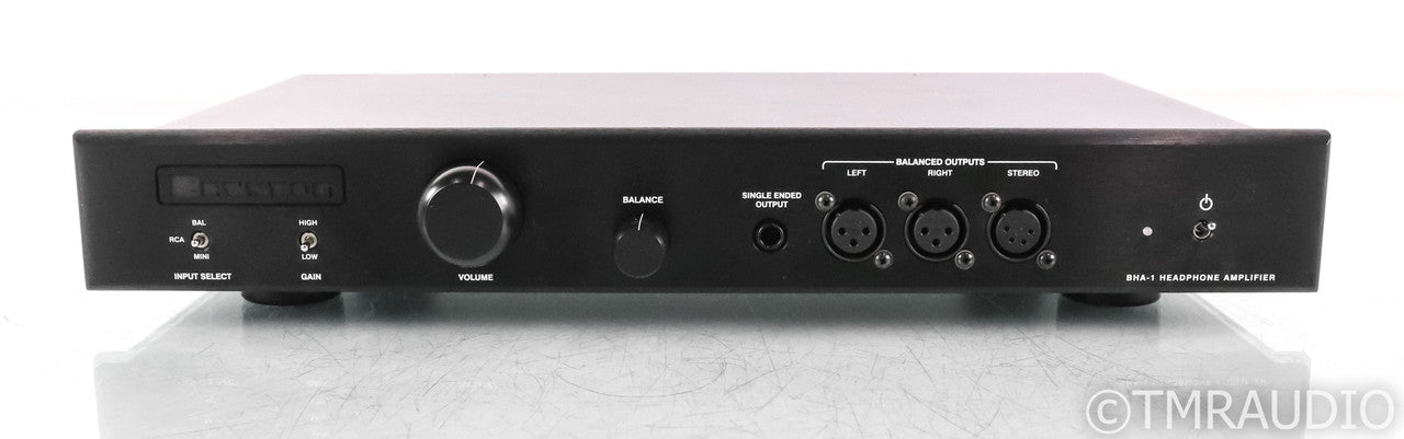 Bryston BHA-1 Headphone Amplifier; BHA1; Black; 17" Faceplate