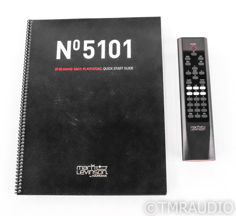 Mark Levinson No. 5101 CD / SACD Player; Remote, Black