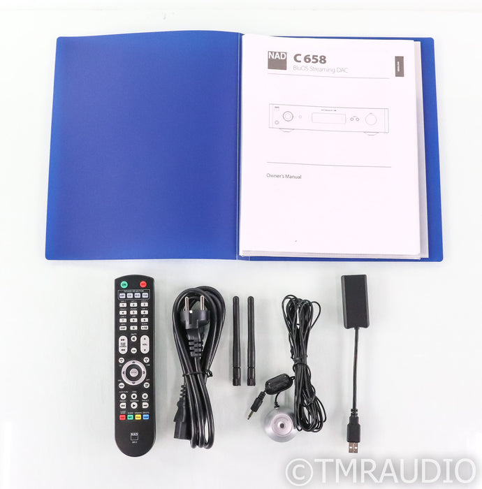 NAD C 658 DAC / Network Streamer; C658; BluOS: Bluetooth; D/A Converter
