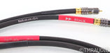 Tellurium Q Black RCA Cables; 1m Pair Interconnects; Black v1; TQ
