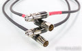 Tellurium Q Ultra Black XLR Cables; 1m Pair Balanced Interconnects