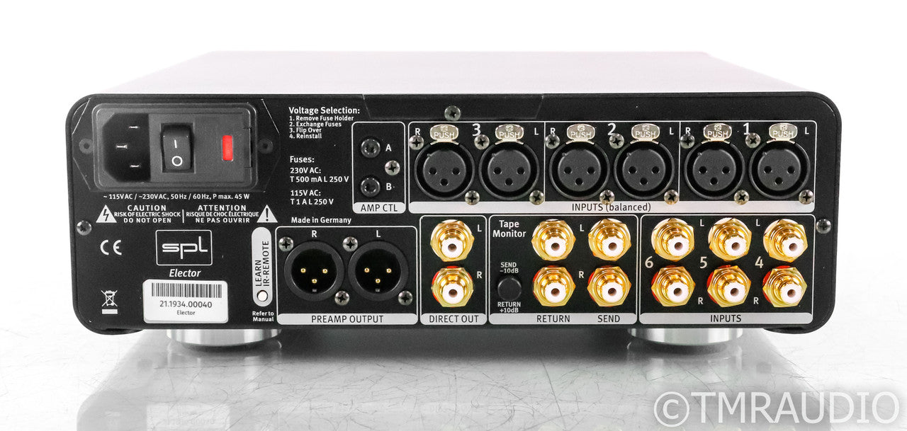 SPL Elector Stereo Preamplifier; Red (Open Box)