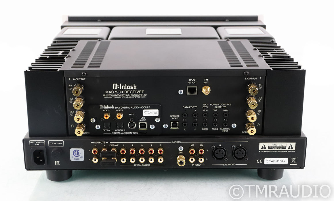 McIntosh MAC7200 Stereo Receiver; Remote; DAC; MM / MC Phono; MAC-7200