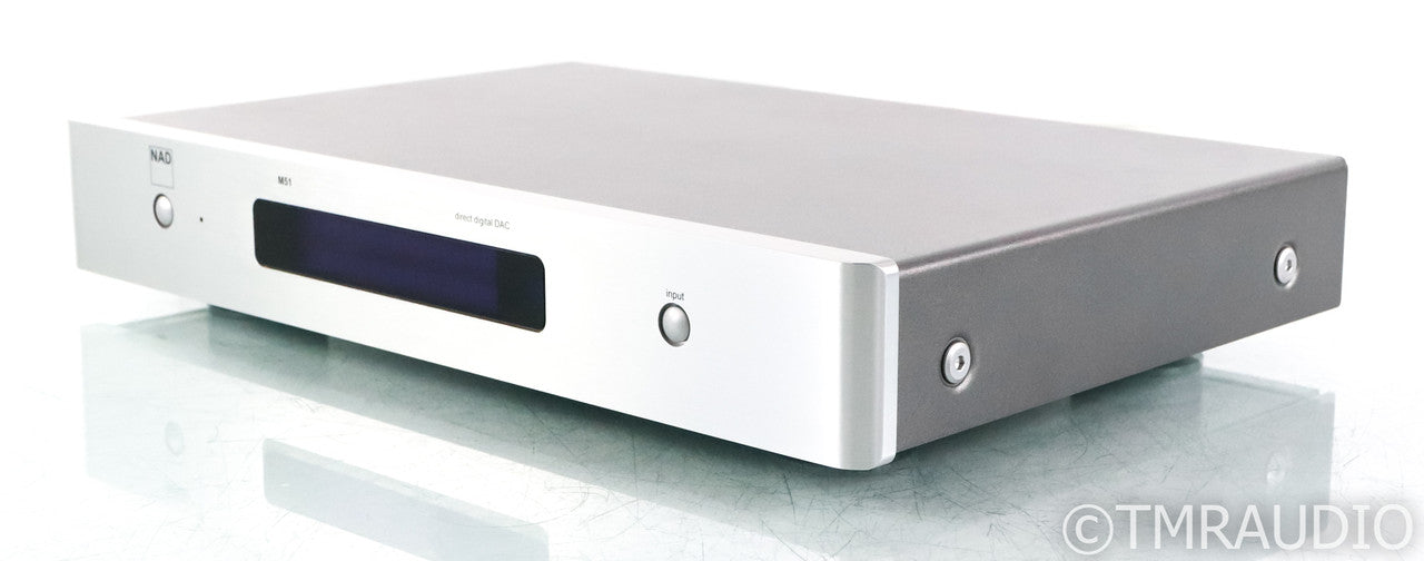 NAD M51 DAC; D/A Converter; M-51; Silver; Remote