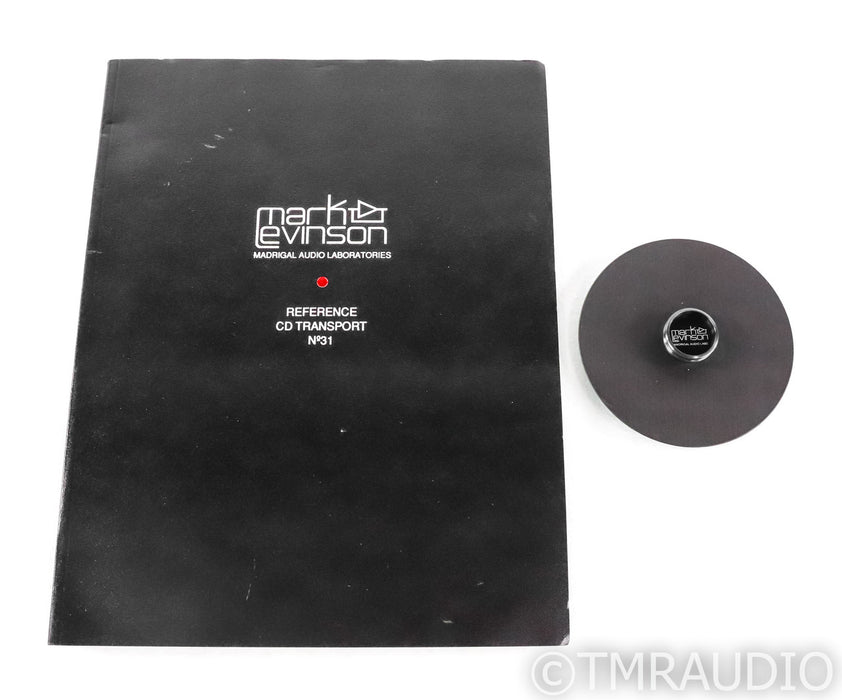 Mark Levinson No 31 CD Transport; Black (No Remote)