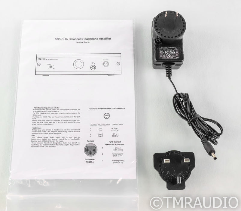 Musical Fidelity V90-BHA Headphone Amplifier; V90BHA; Silver (Open Box)