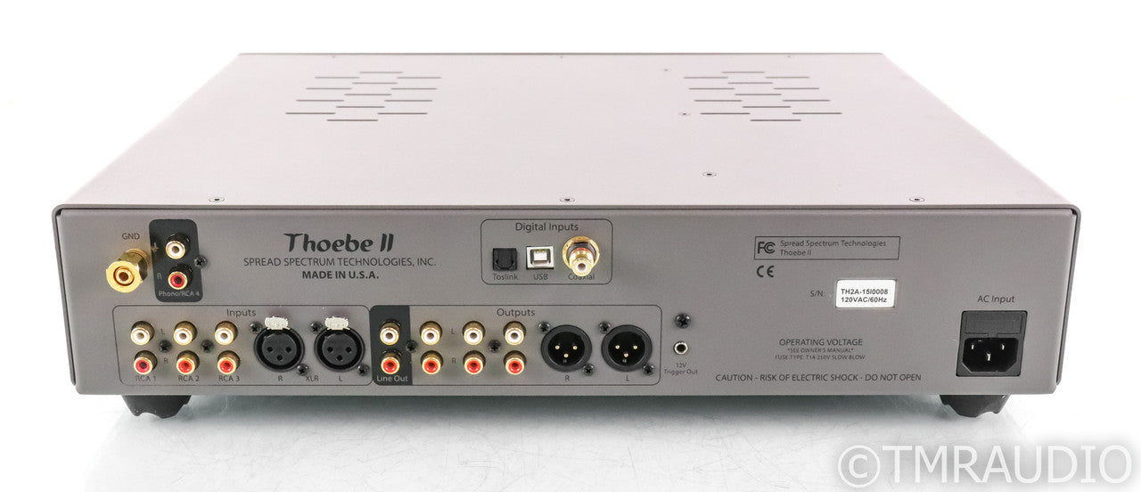 Spread Spectrum Technology Thoebe II Stereo Preamplifier; Remote; MM Phono; DAC