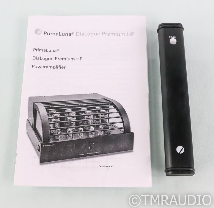 PrimaLuna DiaLogue Premium HP Stereo Tube Preamplifier; Black