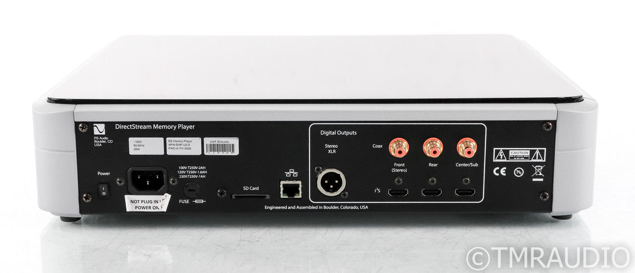 PS Audio DirectStream Memory Player CD / SACD Transport; Remote; Silver (Used)