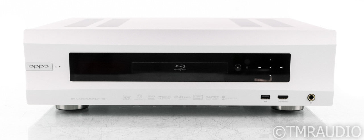 Oppo BDP-105D Universal Disc Player; Remote; All-Region Modified; Silver; 3D