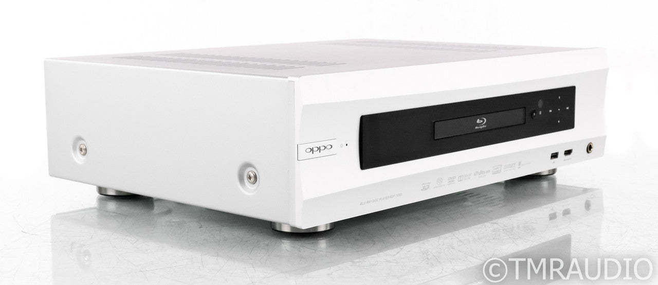 Oppo BDP-105D Universal Disc Player; Remote; All-Region Modified; Silver; 3D