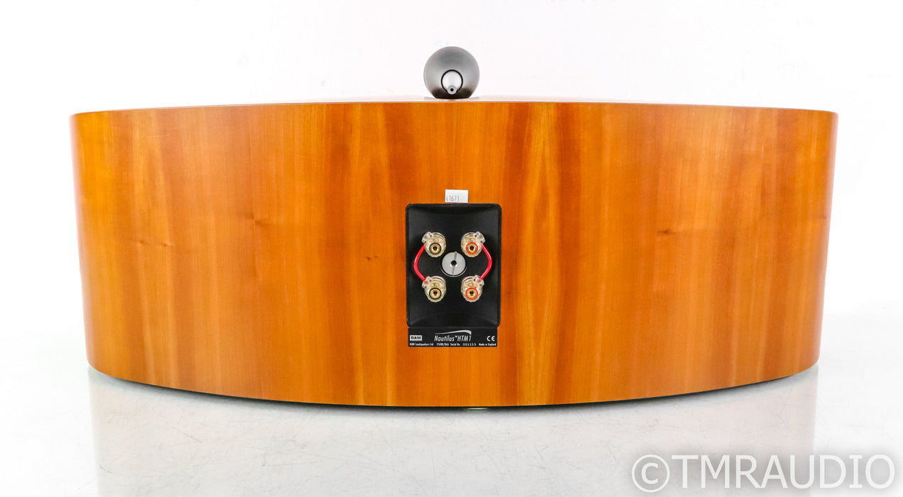 B&W Nautilus HTM1 Center Channel Speaker; HTM-1; Cherry