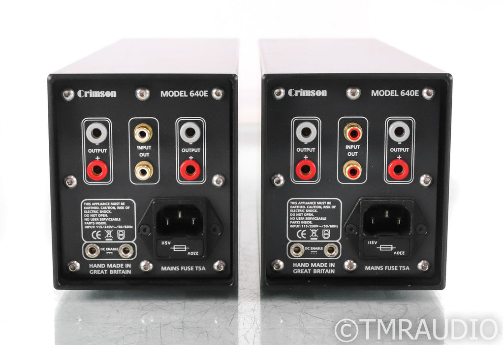 Crimson 640E-III Mono Power Amplifier; Pair; CS640EWIII