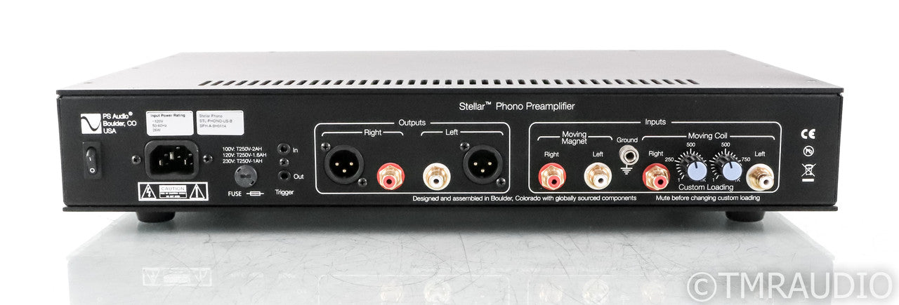 PS Audio Stellar Phono MM / MC Phono Preamplifier; Black; Remote (Used)