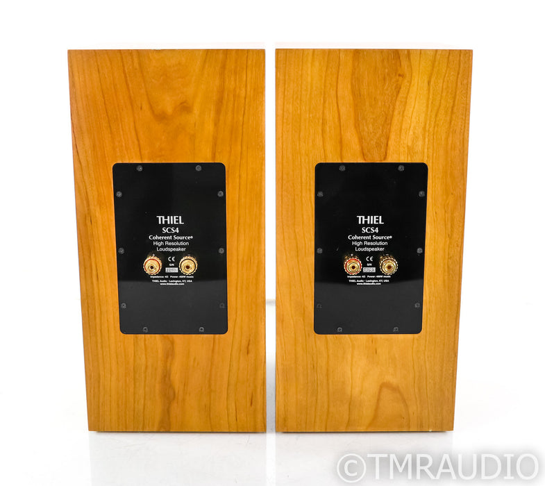 Thiel SCS4 Bookshelf Speakers; SCS-4; Cherry Pair