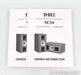 Thiel SCS4 Bookshelf Speakers; Cherry Pair; SCS-4