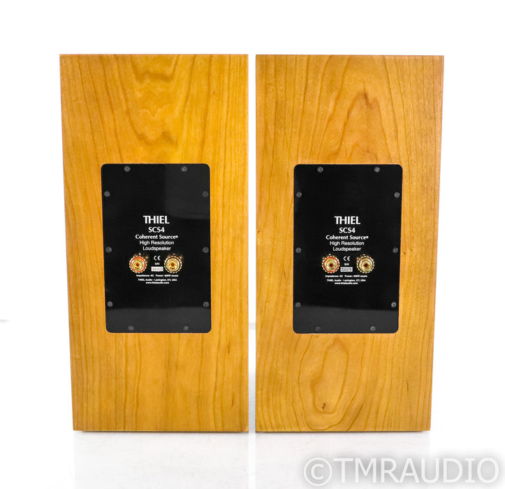 Thiel SCS4 Bookshelf Speakers; Cherry Pair; SCS-4