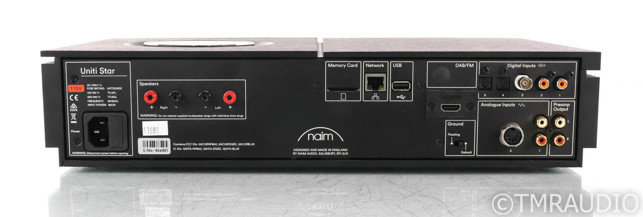 Naim Uniti Star Wireless Streaming Integrated Amplifier; CD Player; Remote