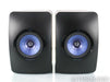 KEF LS50 Bookshelf Speakers; Black Pair
