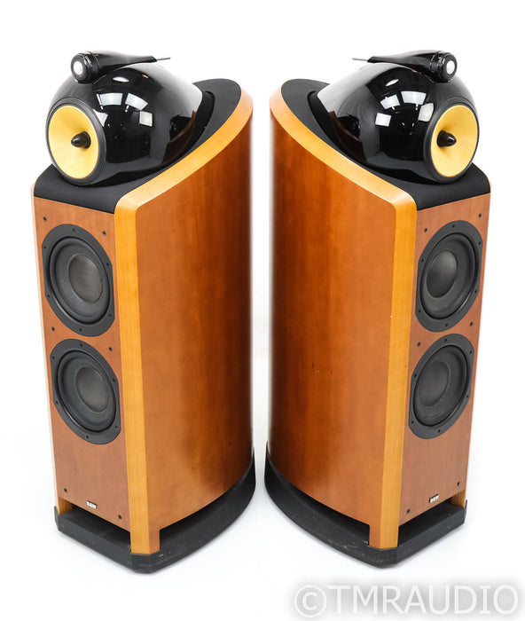 B&W Nautilus 802 Floorstanding Speakers; N802; Cherry Pair