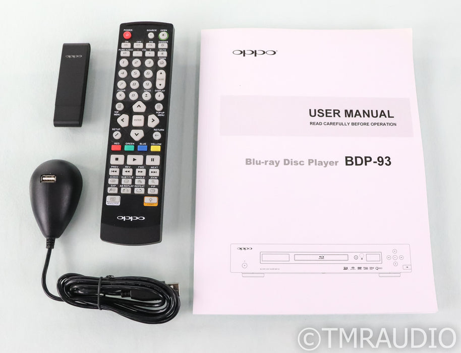 Oppo BDP-93 Universal Blu-Ray Player; BDP93; Remote