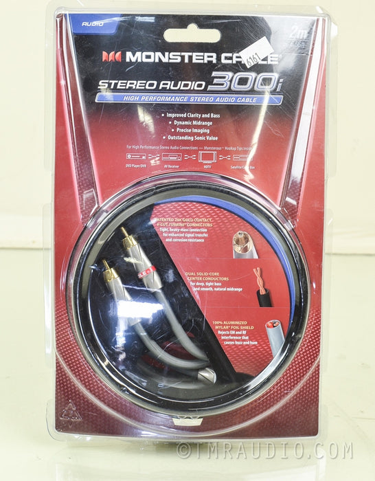 Monster 300i Stereo Audio RCA Cables