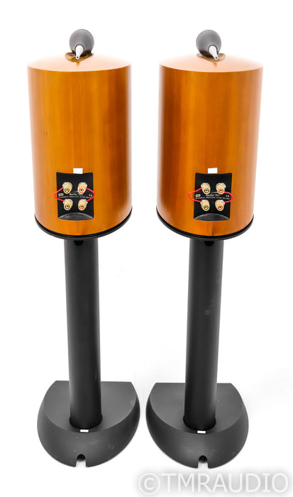 B&W Nautilus 805 Bookshelf Speakers; N805; Cherry Pair w/ Stands