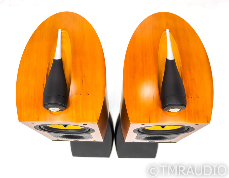 B&W Nautilus 805 Bookshelf Speakers; N805; Cherry Pair w/ Stands
