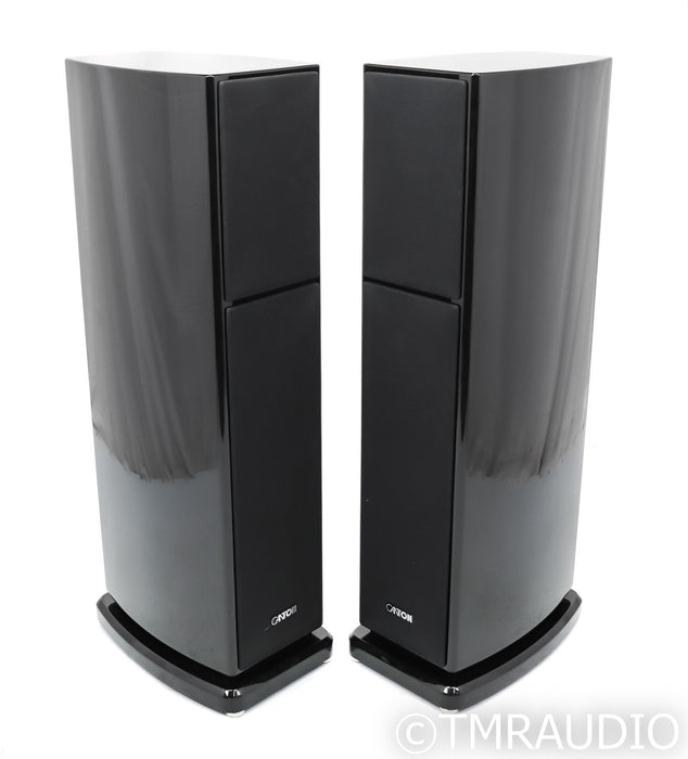 Canton Reference 5K Floorstanding Speakers; Piano Black Pair (Open Box)