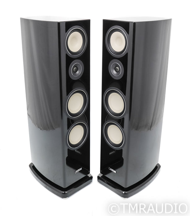 Canton Reference 5K Floorstanding Speakers; Piano Black Pair (Open Box)