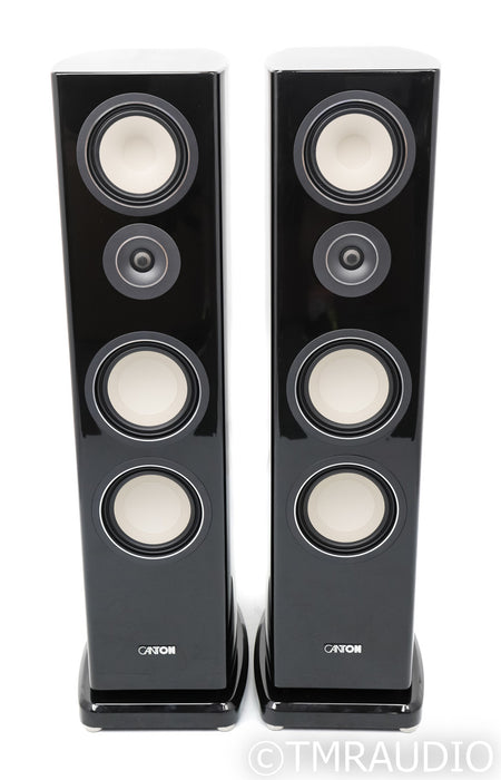 Canton Reference 5K Floorstanding Speakers; Piano Black Pair (Open Box)