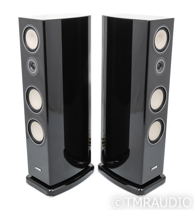 Canton Reference 5K Floorstanding Speakers; Piano Black Pair (Open Box)