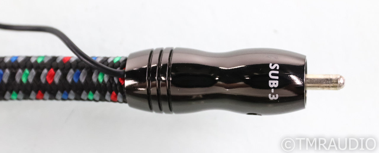 AudioQuest SUB-3 Subwoofer Cable; 2m Single Interconnect; 48v DBS