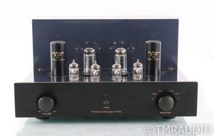 PrimaLuna Dialogue Three Stereo Tube Preamplifier; Black; Remote