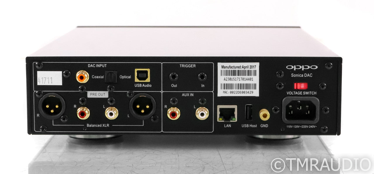 Oppo Sonica Wireless Streaming DAC; D/A Converter; Remote
