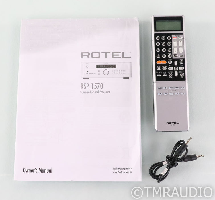 Rotel RSP-1570 8.2 Channel Home Theater Processor; Remote; RSP1570