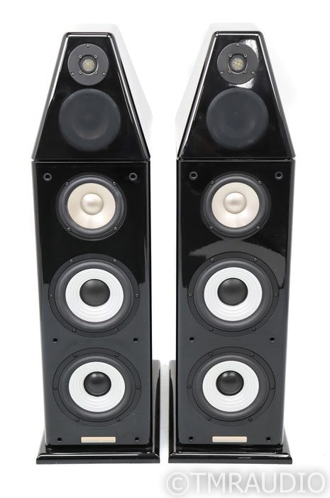 Genesis G-501 Powered Floorstanding Speakers; G501; Gloss Black Pair