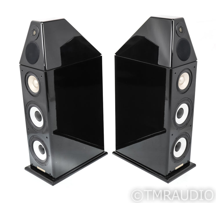 Genesis G-501 Powered Floorstanding Speakers; G501; Gloss Black Pair