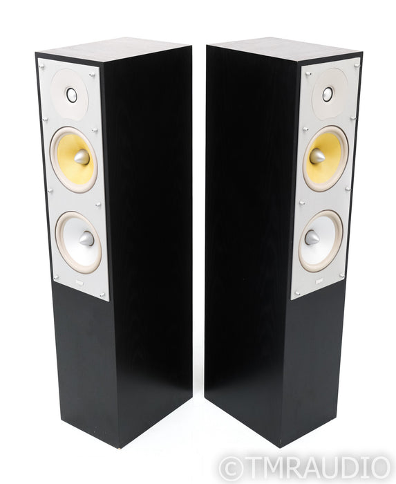 B&W CM4 Floorstanding Speakers; CM-4; Black Oak Pair