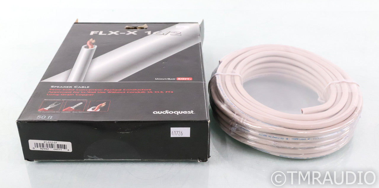 AudioQuest FLX-X 16/2 Speaker Cable; 50ft Unterminated Spool (New / Open Box)