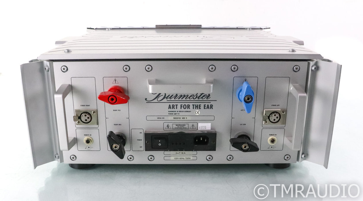 Burmester 911 MK 3 Stereo Power Amplifier; Mk3