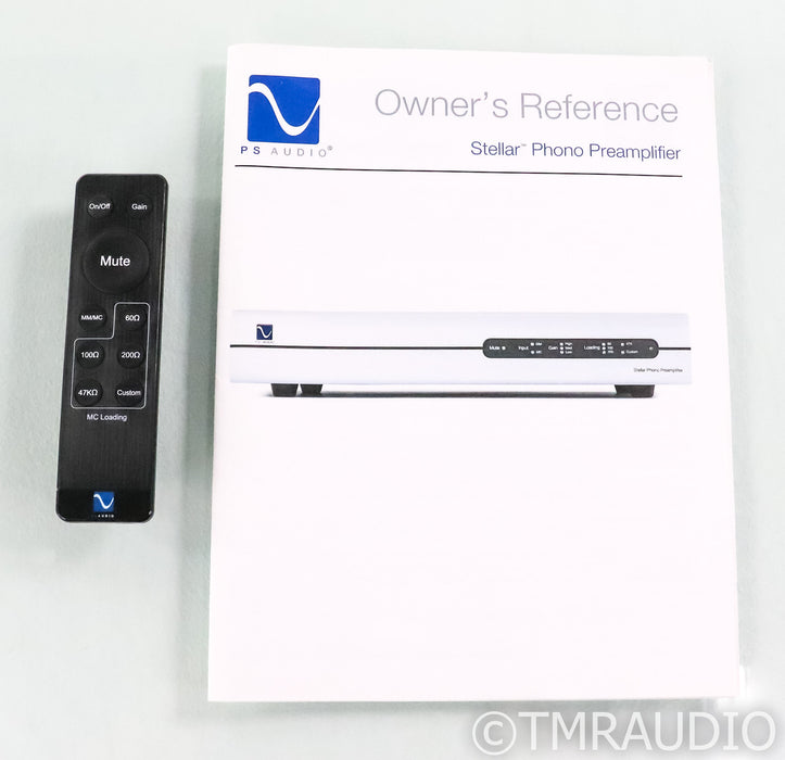 PS Audio Stellar MM / MC Phono Preamplifier; Remote; Black (Used)